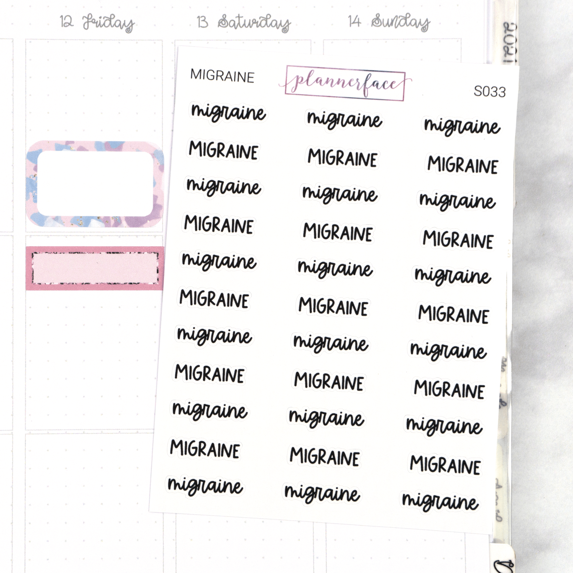 Migraine | Scripts by Plannerface