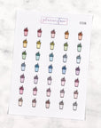 Milkshake Multicolour Doodles by Plannerface