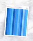 Mini Circles - BLUE | Multicolour by Plannerface