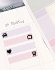 Moon Transparent Icon Stickers by Plannerface