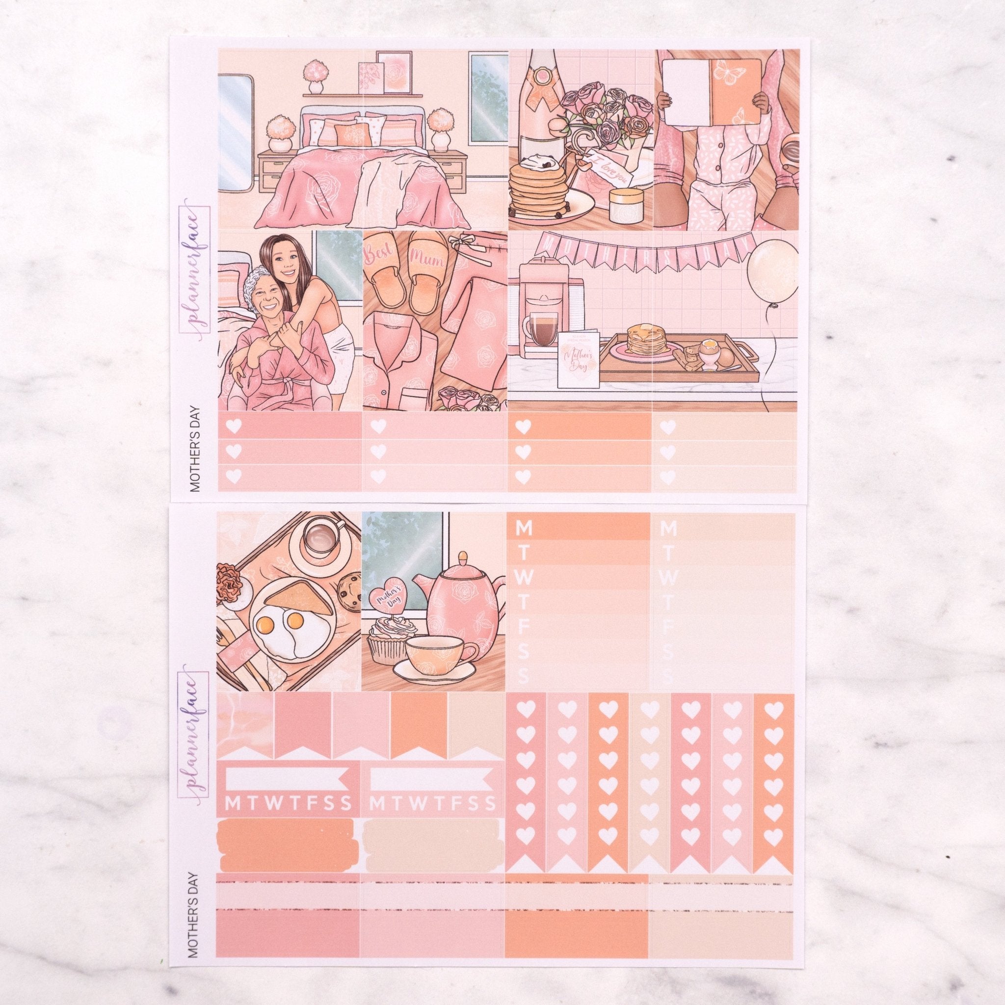 Mother&#39;s Day Weekly Sticker Kit