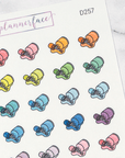 Nail Polish Multicolour Doodles by Plannerface