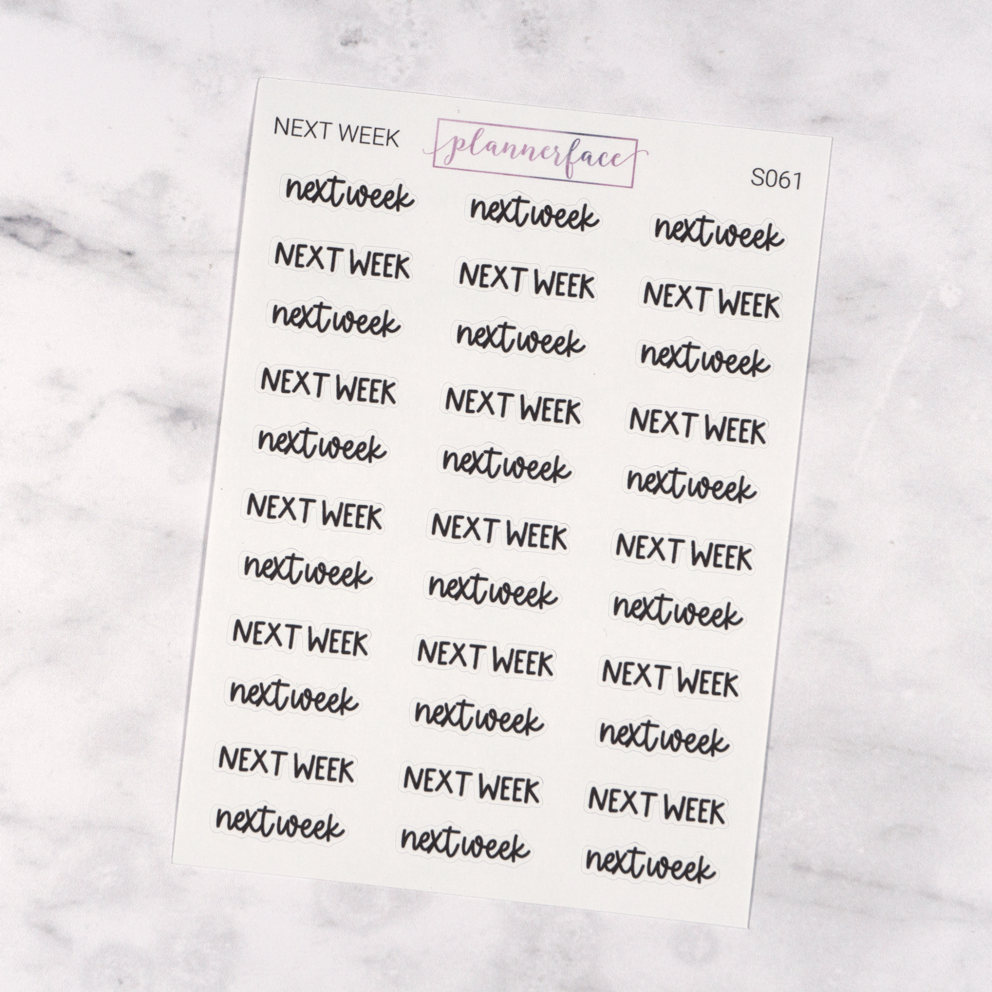 Next Week | Scripts by Plannerface