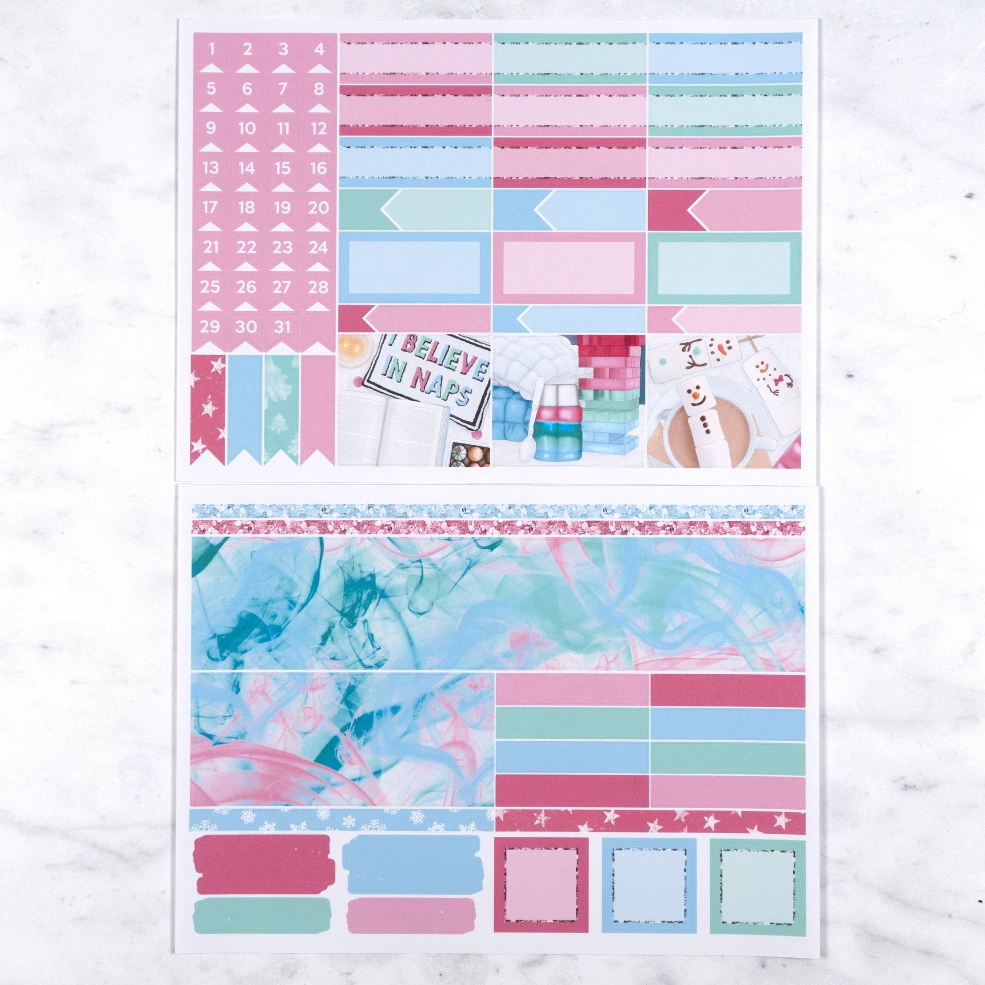 Nordic Nights Monthly Kit by Plannerface