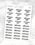 Opticians Appointment | Scripts by Plannerface