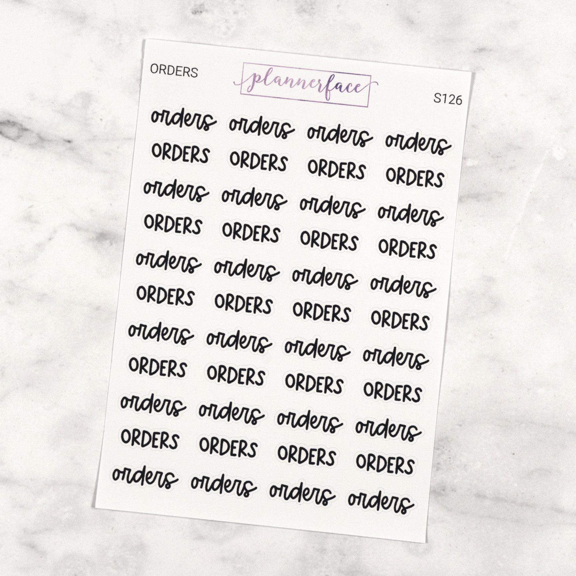 Orders | Scripts by Plannerface