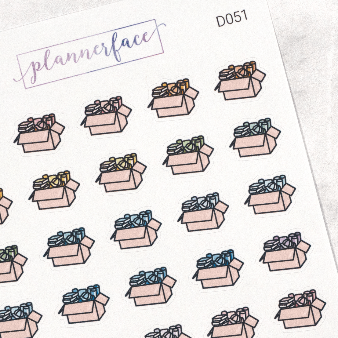 Packing Boxes Doodles by Plannerface