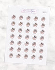 Painted Nails (Light) Multicolour Doodles by Plannerface