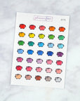 Piggy Bank Multicolour Doodles by Plannerface