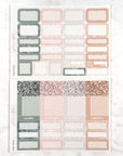 Pink Frost Weekly Kit by Plannerface