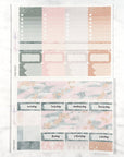 Pink Frost Weekly Kit by Plannerface