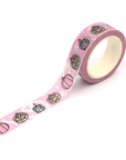 Pink Pumpkin | Holo Foiled Doodle Washi Tape by Plannerface