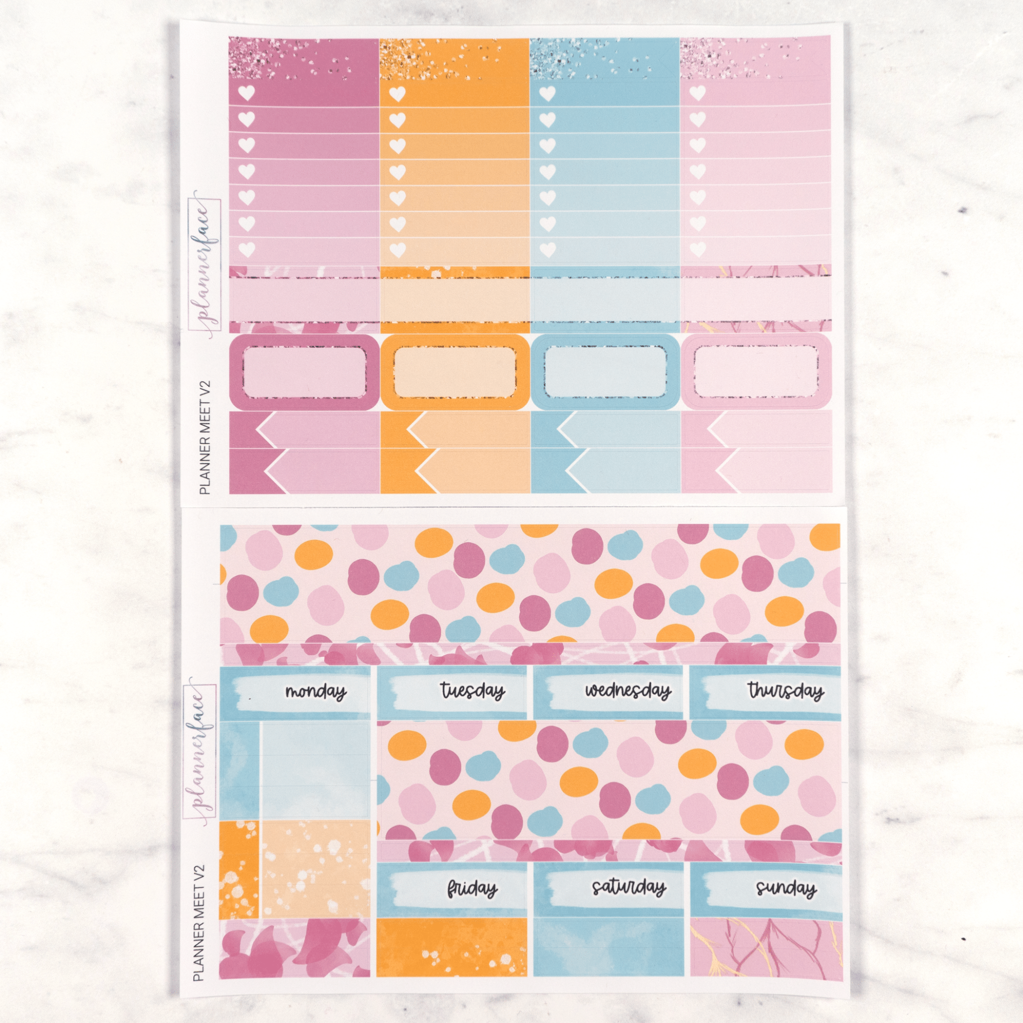 Planner Meet V2 Weekly Kit by Plannerface