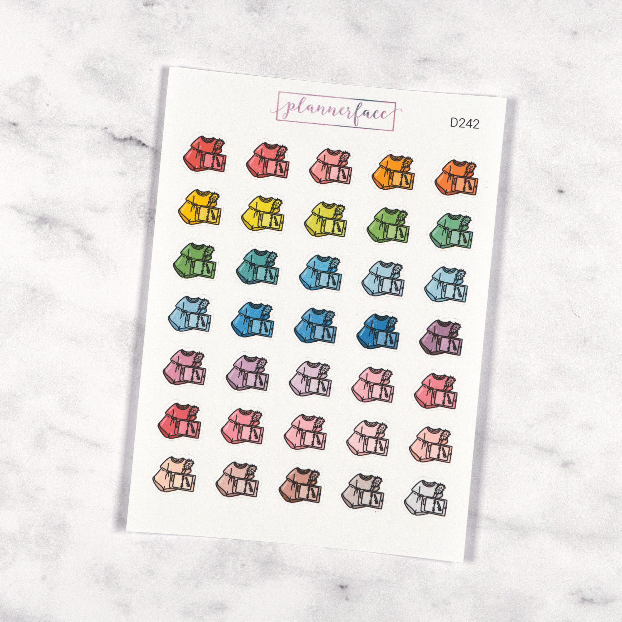 Planning & PJs Multicolour Doodles by Plannerface