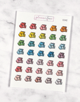 Planning & PJs Multicolour Doodles by Plannerface