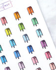 Post Box Multicolour Doodles by Plannerface