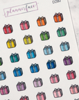 Present Multicolour Doodles by Plannerface