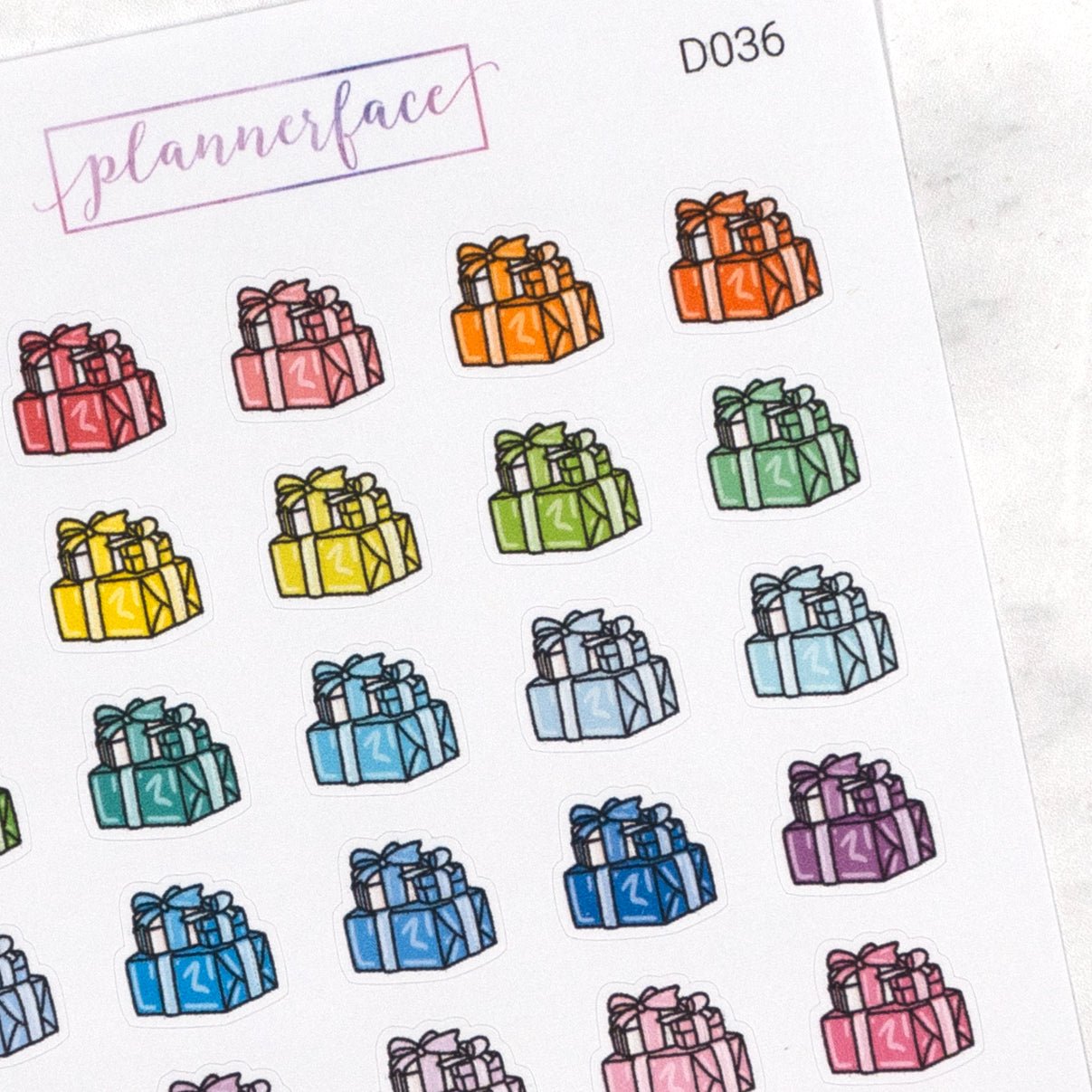 Present Stack Doodles by Plannerface