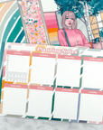 Rainbow A5 Planning Notes Weekly Notepad by Plannerface