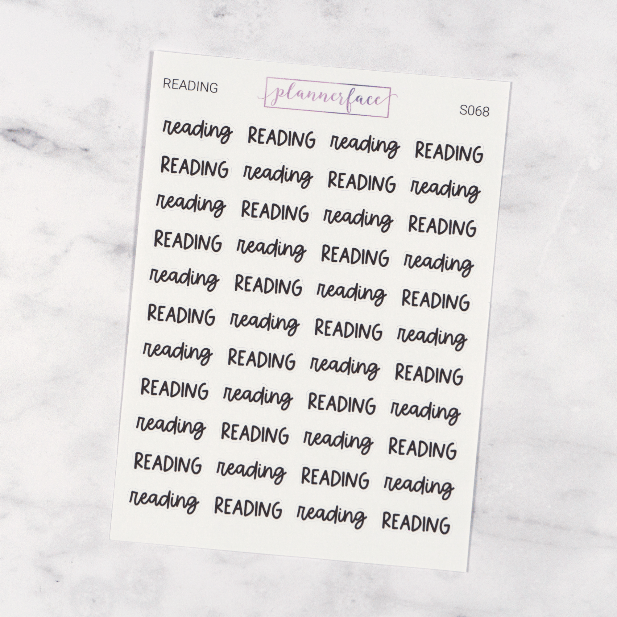 Reading | Scripts by Plannerface