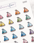 Sailboat Doodles by Plannerface