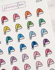 Santa Hat Multicolour Doodles by Plannerface