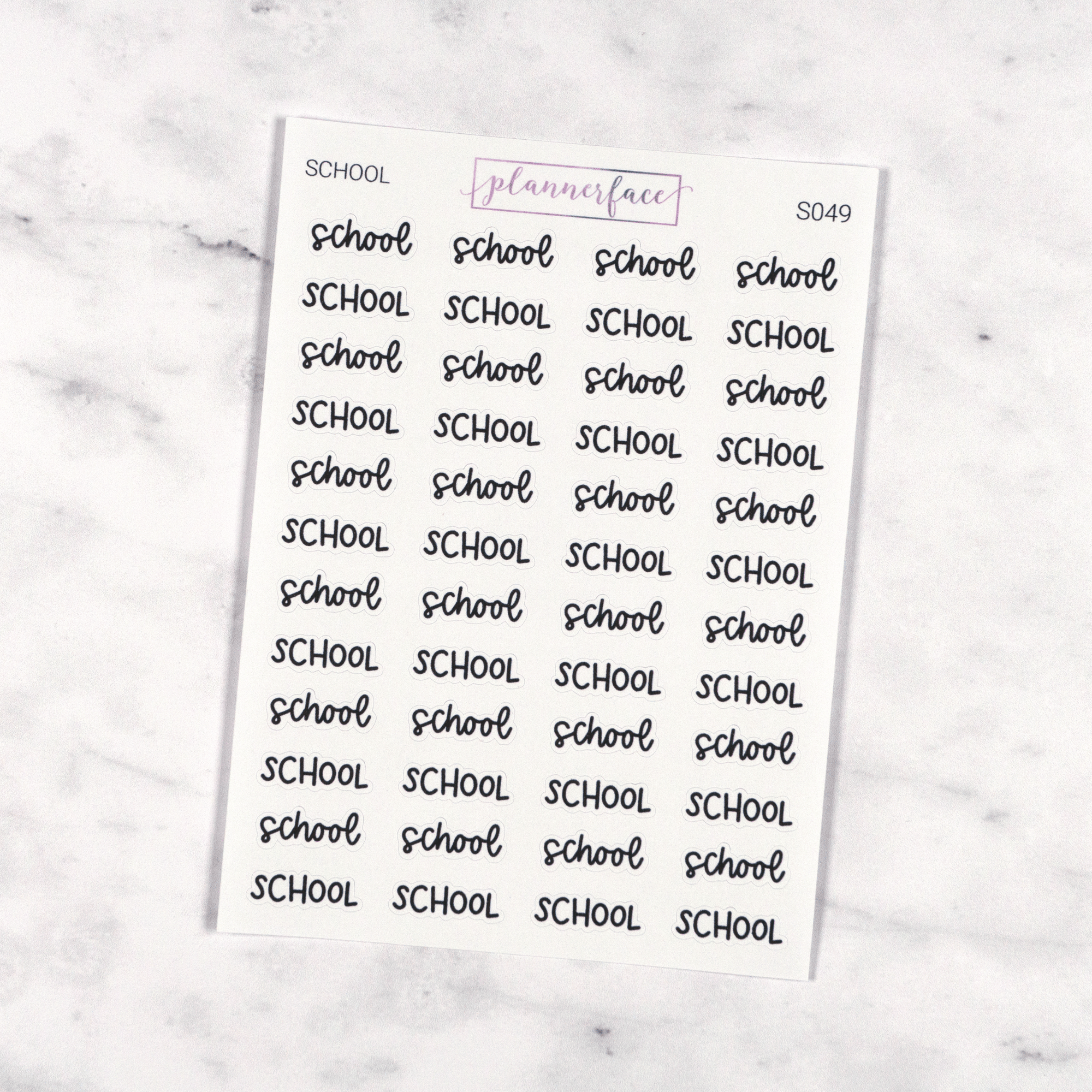 School | Scripts by Plannerface