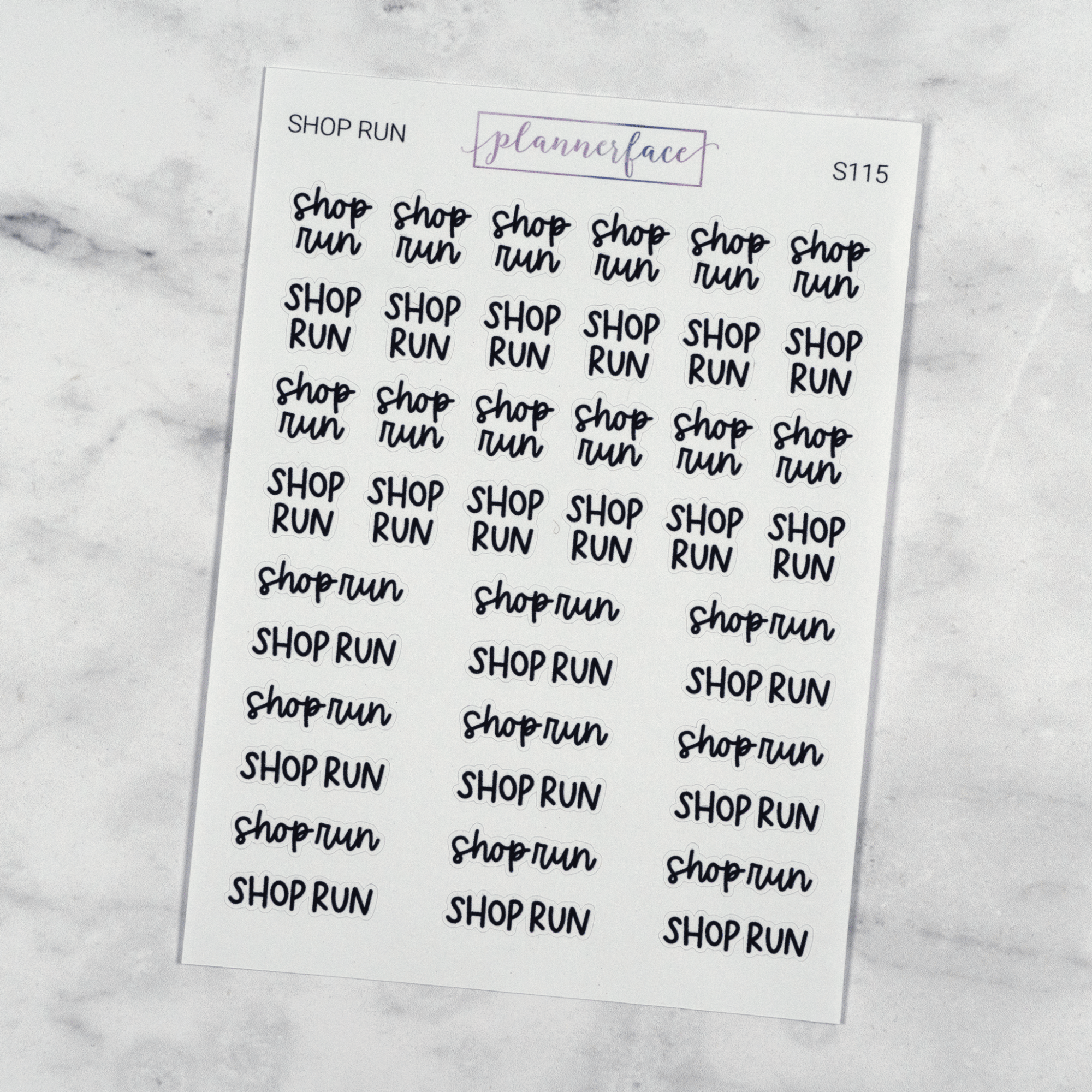 Shop Run | Scripts by Plannerface