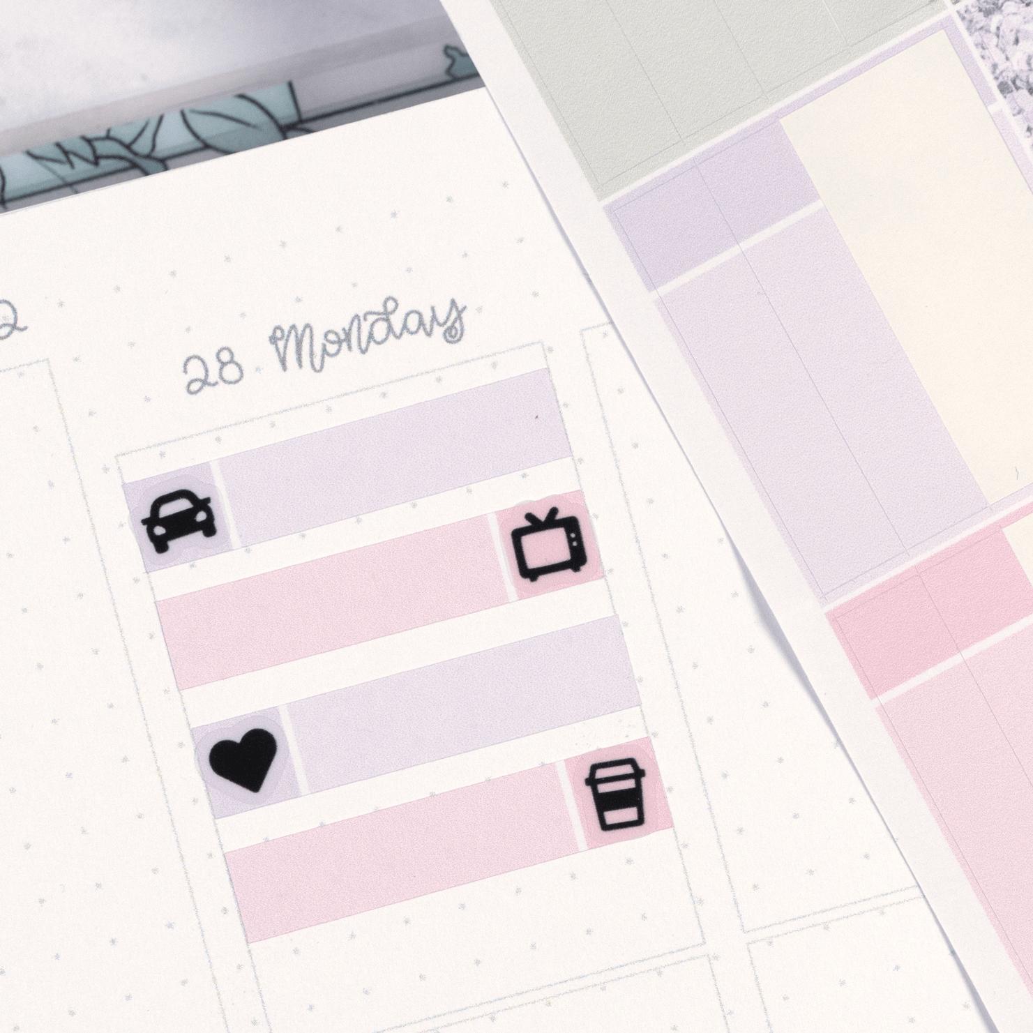 Shopping Transparent Icon Stickers by Plannerface