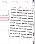 Skincare | Scripts by Plannerface