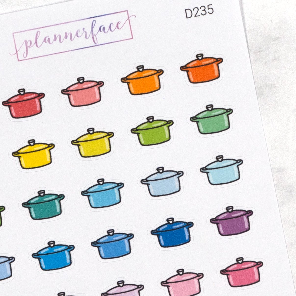 Slow Cooker Multicolour Doodles by Plannerface