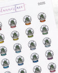 Snow Globe Doodles by Plannerface