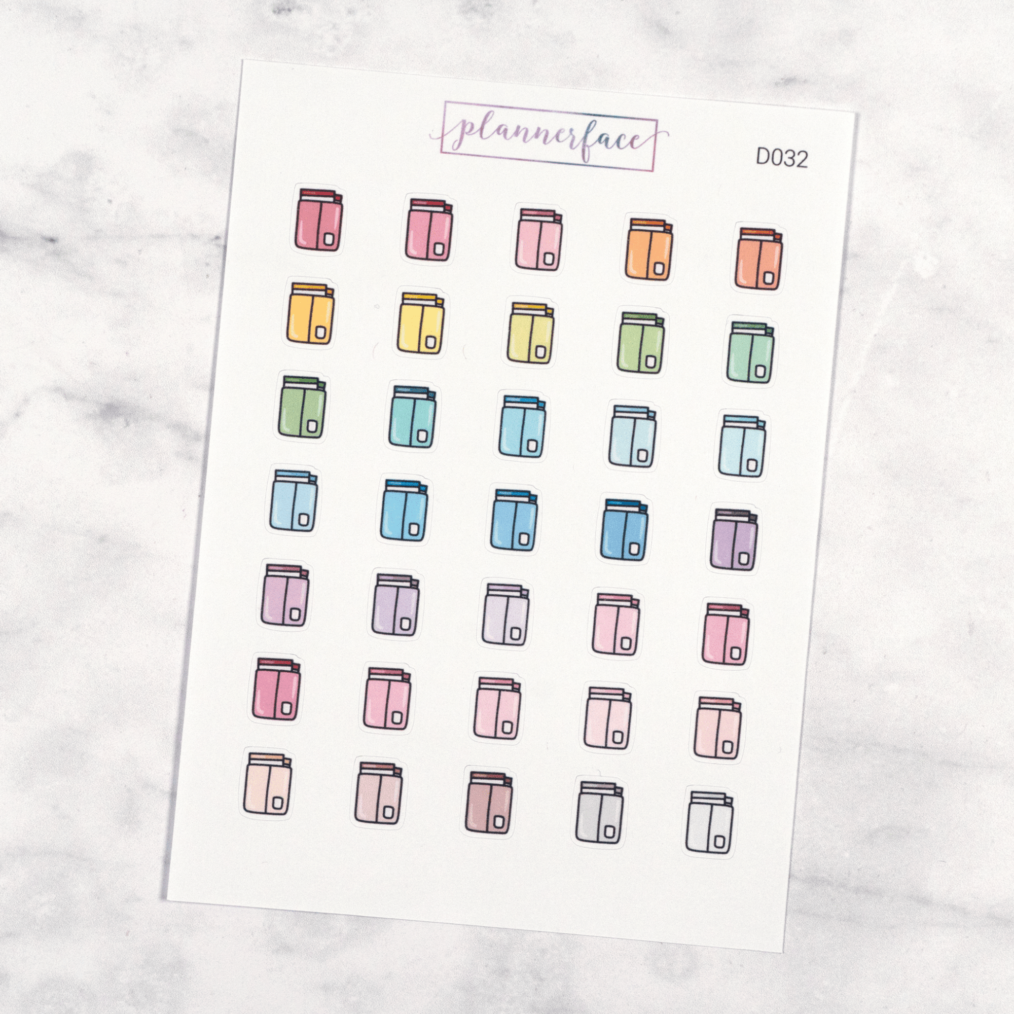 Sticker Mailer Doodles by Plannerface