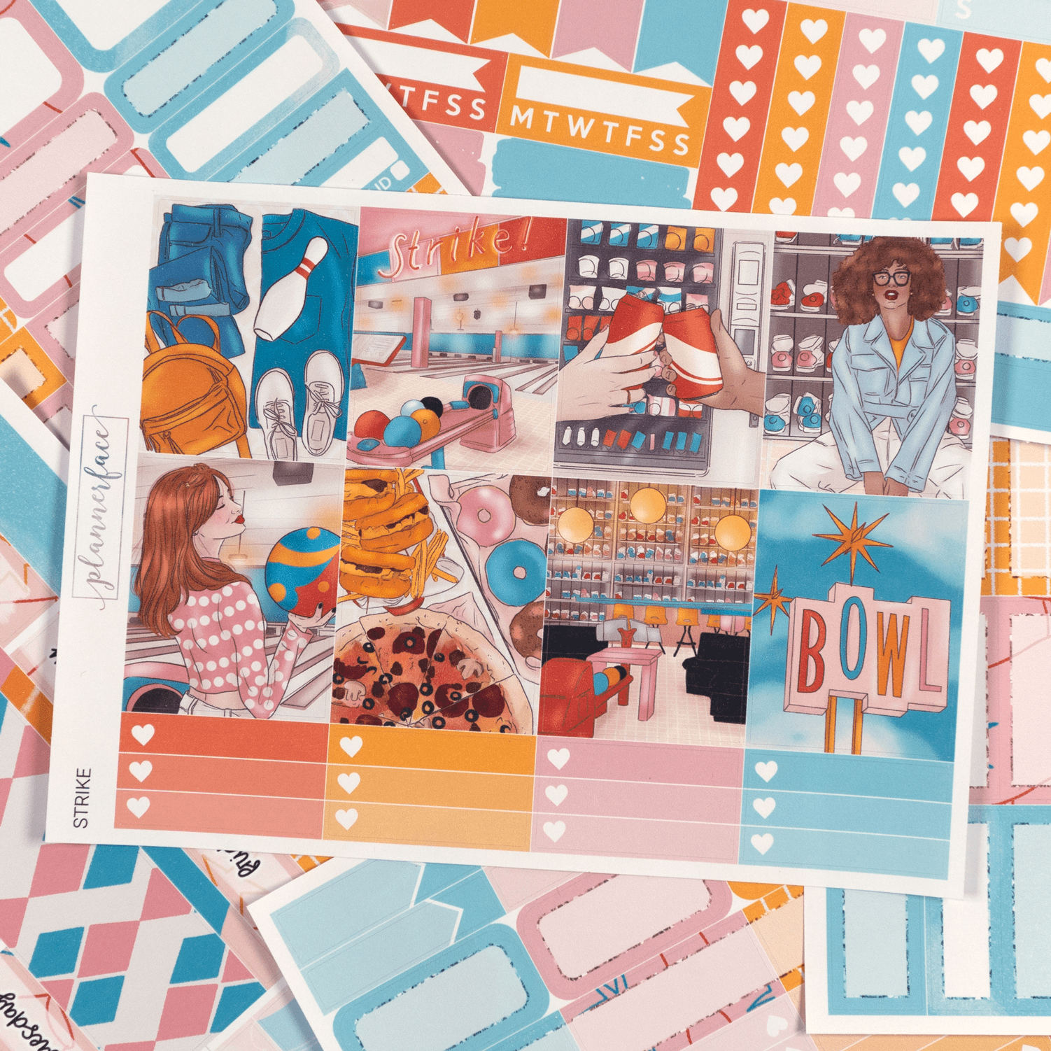 Strike Weekly Kit by Plannerface