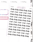 Study | Scripts by Plannerface
