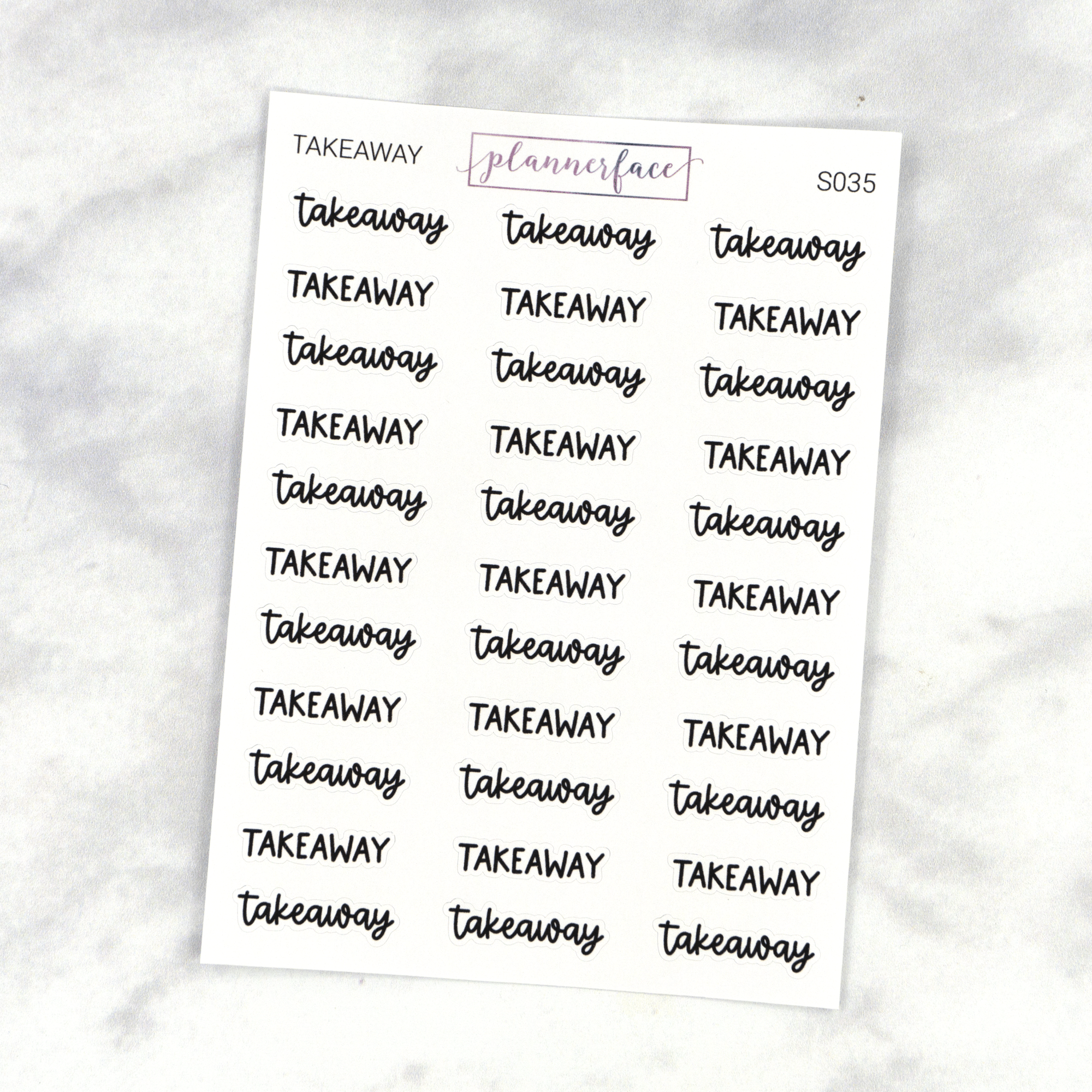 Takeaway | Scripts by Plannerface
