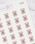 Teddy Bear Multicolour Doodles by Plannerface