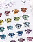 Telephone Multicolour Doodles by Plannerface