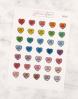 "That Bitch" Heart Multicolour Doodles by Plannerface