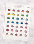 Toaster Multicolour Doodles by Plannerface