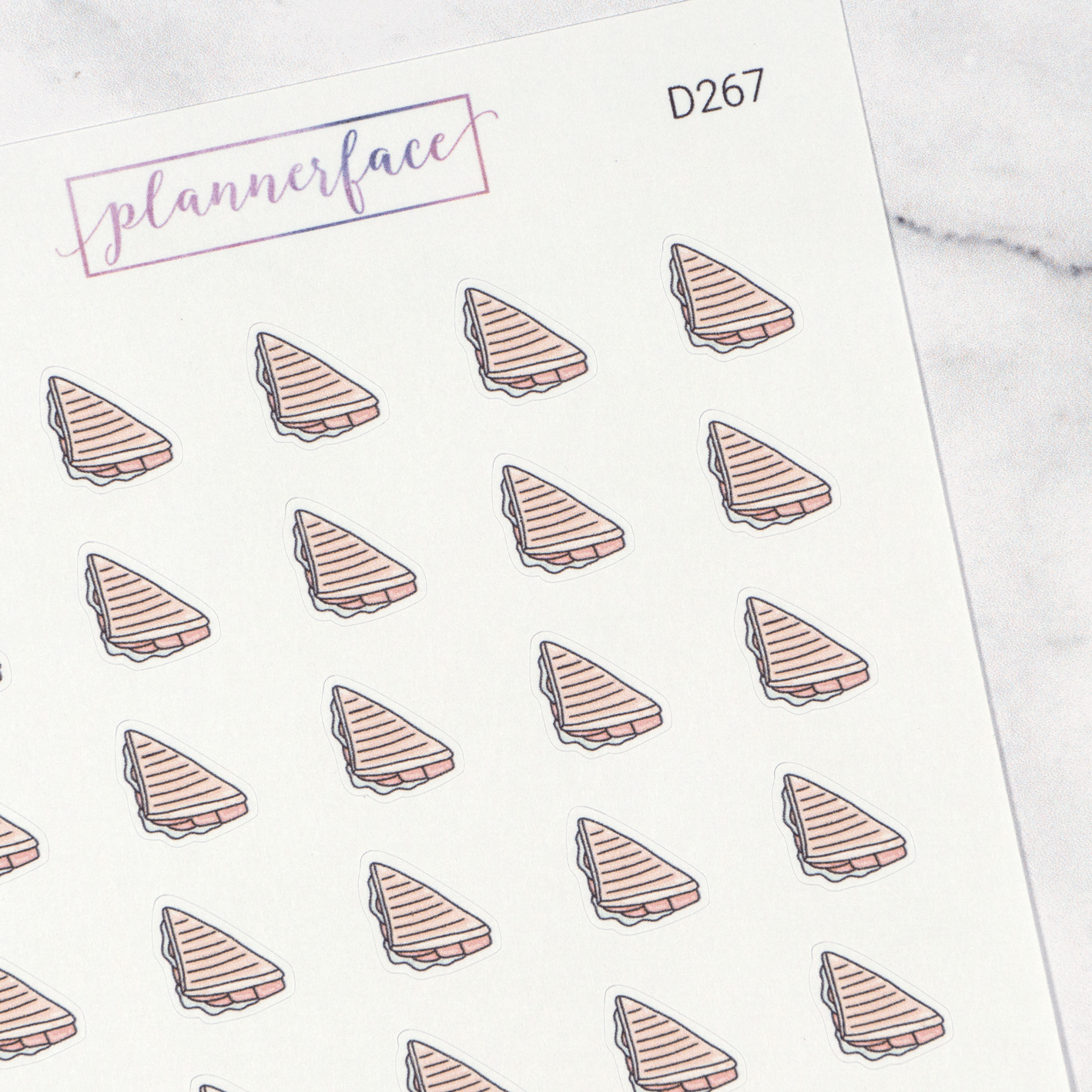 Toastie Multicolour Doodles by Plannerface