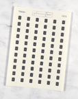 Trash Transparent Icon Stickers by Plannerface