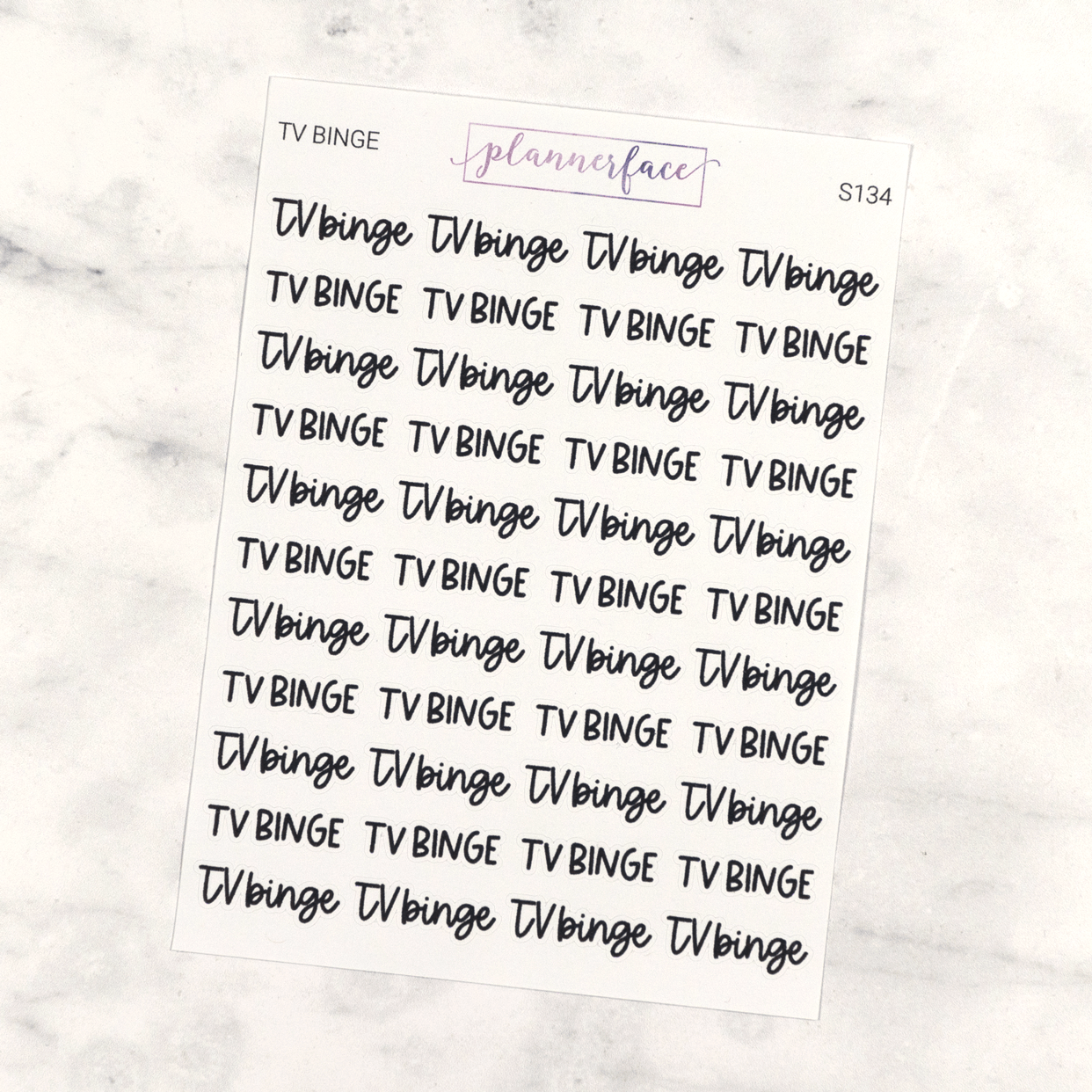 TV Binge | Scripts by Plannerface