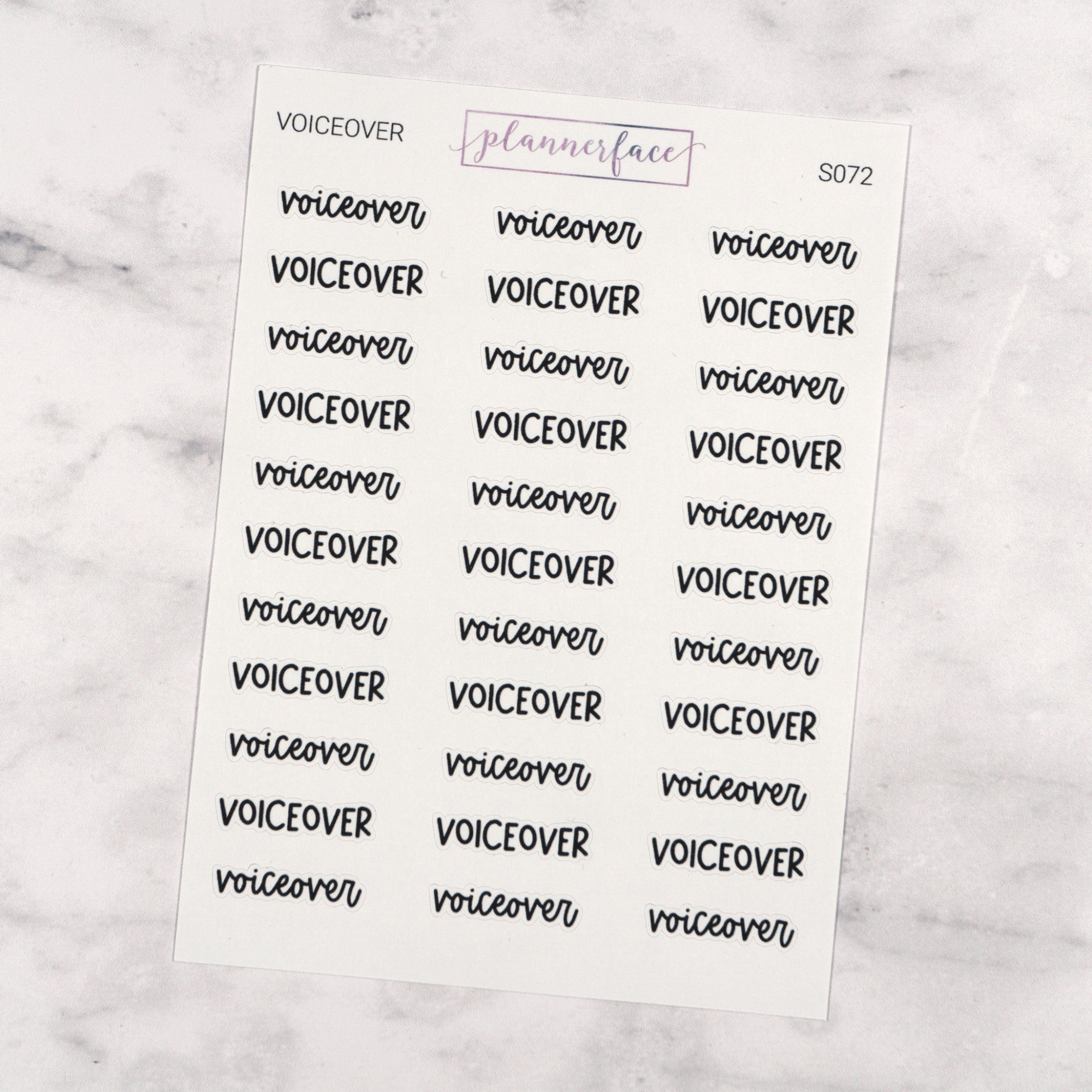 Voiceover | Scripts by Plannerface
