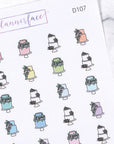 Wedding Tiered Cakes Multicolour Doodles by Plannerface