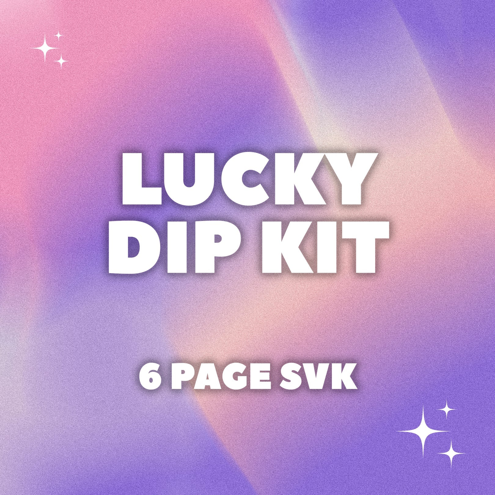 Weekly Kit Lucky Dip (6 Page SVK) by Plannerface