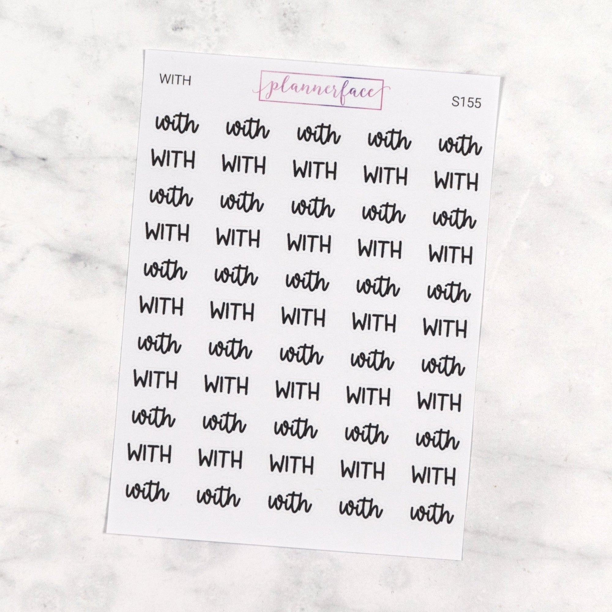 With | Scripts by Plannerface