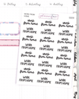 Work From Home | Scripts by Plannerface