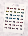 Yarn / Wool Multicolour Doodles by Plannerface