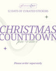 Christmas Countdown (2024 Advent) PRE-ORDER | Planner Sticker Advent Calendar